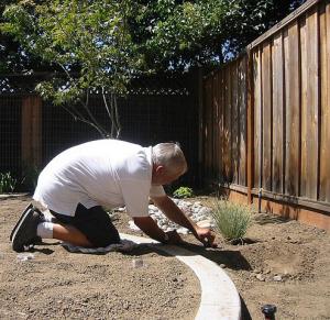 one of our irrigation contractors installs a new micro system